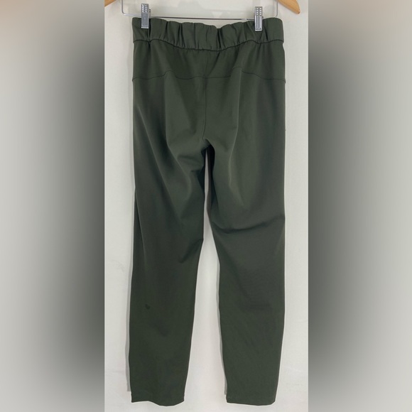 Lululemon Women’s Size 4 On the Fly 7/8 Pant Woven Dark Olive - Picture 6 of 14